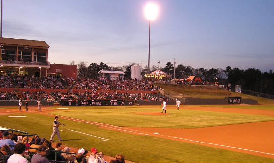 Looking in from behind 1st base - Delamrva