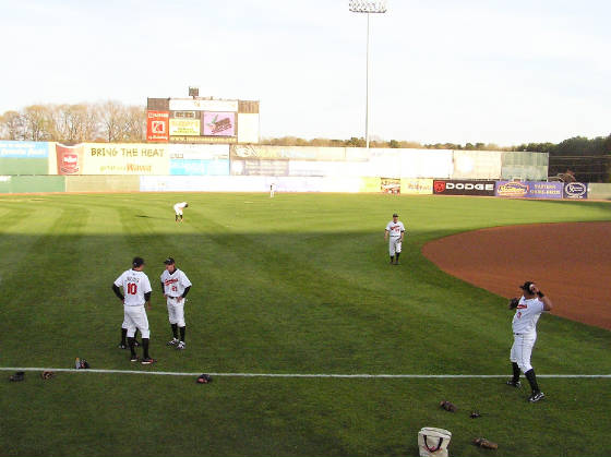 Pre-game warm ups - Delamrva